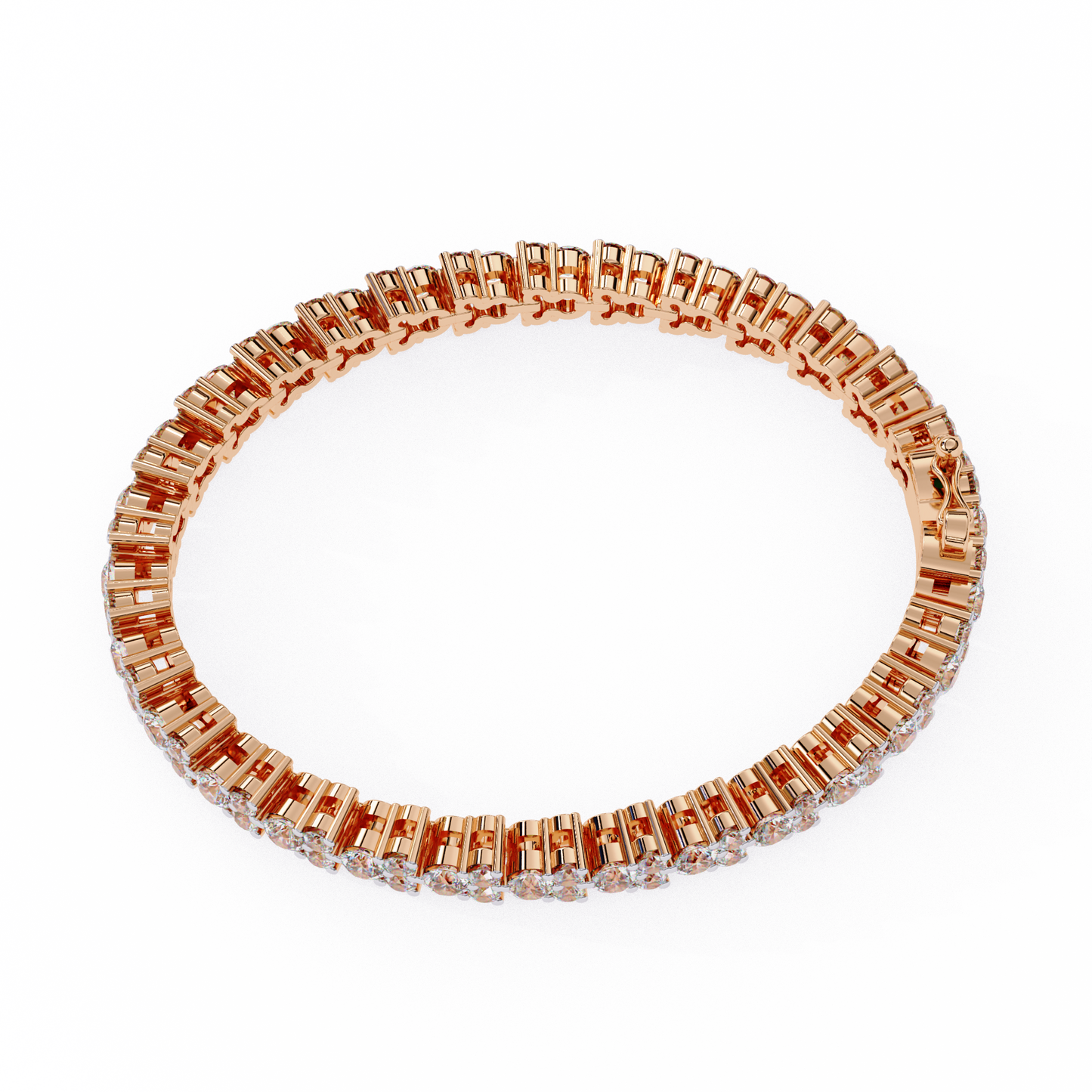 Trio Round Lab Grown Diamonds Bracelet