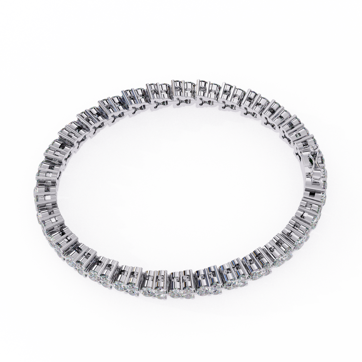 Trio Round Lab Grown Diamonds Bracelet