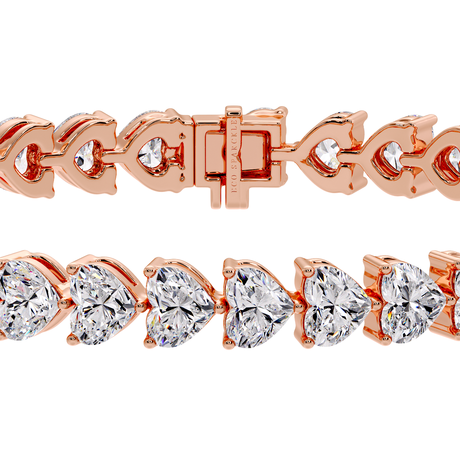 HEART TENNIS BRACELET