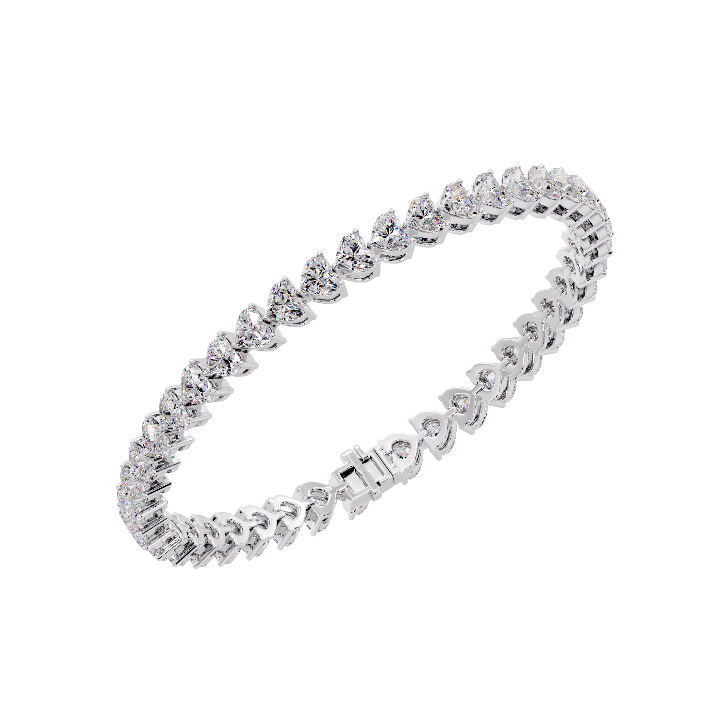 HEART TENNIS BRACELET