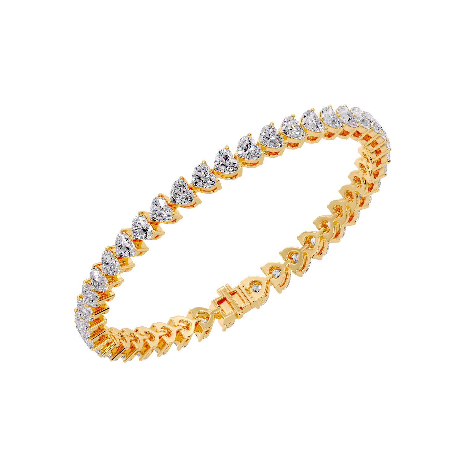 HEART TENNIS BRACELET