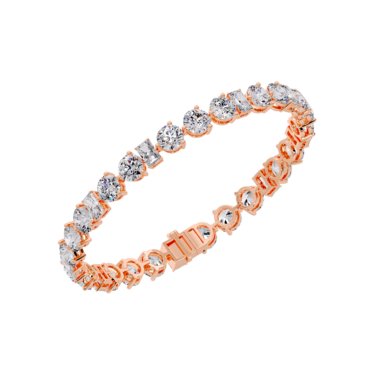 ROUND & EMERALD BRACELET