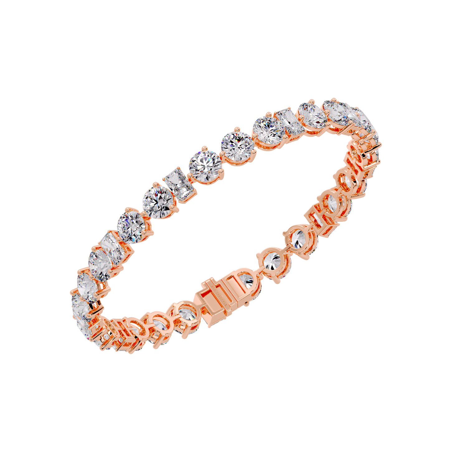 ROUND & EMERALD BRACELET