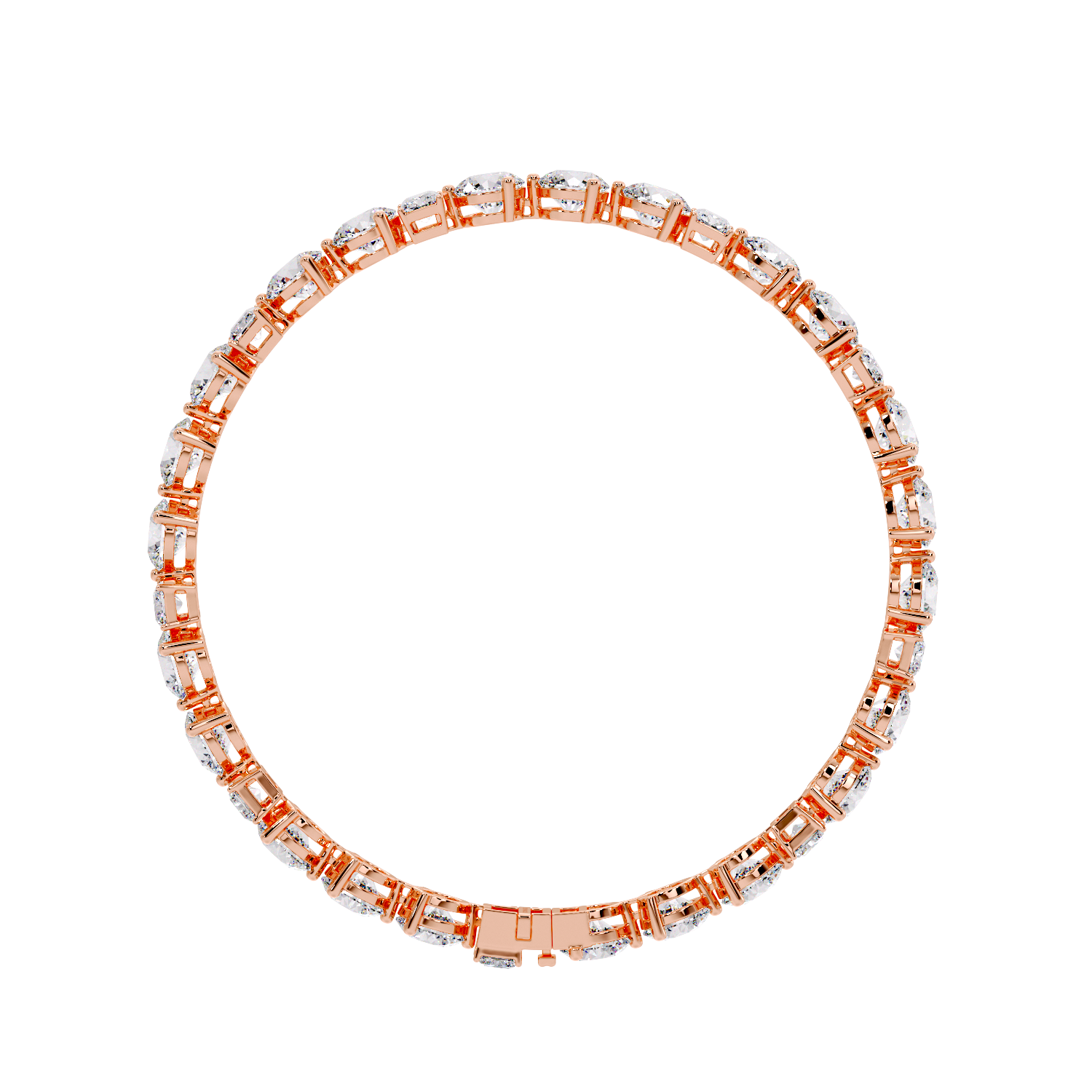 ROUND & EMERALD BRACELET