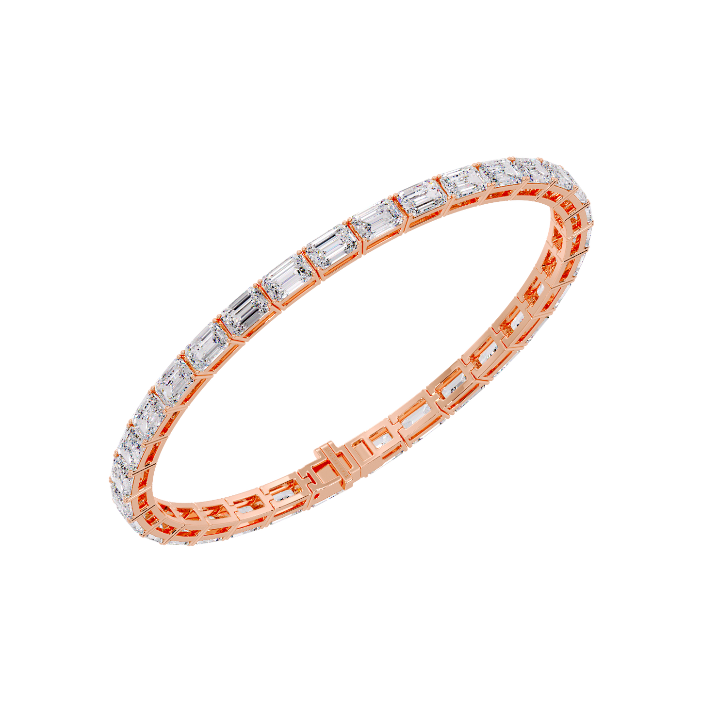 0.30 pointer emerald bracelet