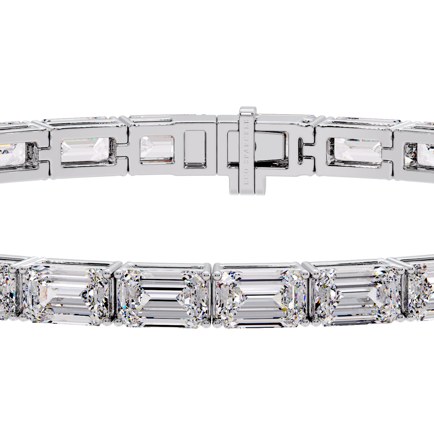 0.30 pointer emerald bracelet