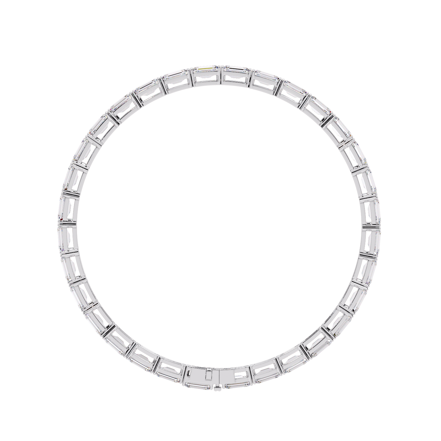 0.30 pointer emerald bracelet