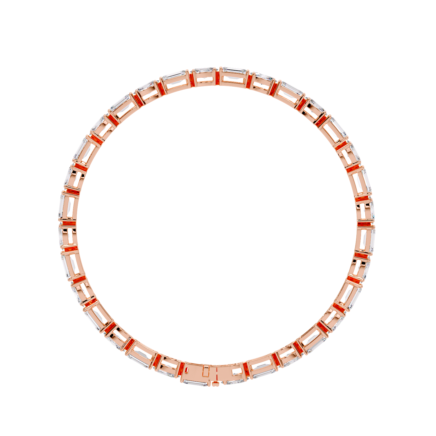 OVAL & EMERALD BRACELET