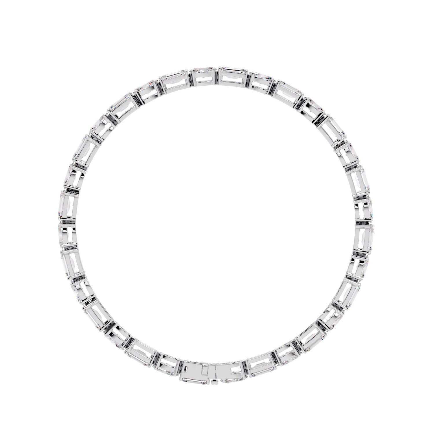 OVAL & EMERALD BRACELET