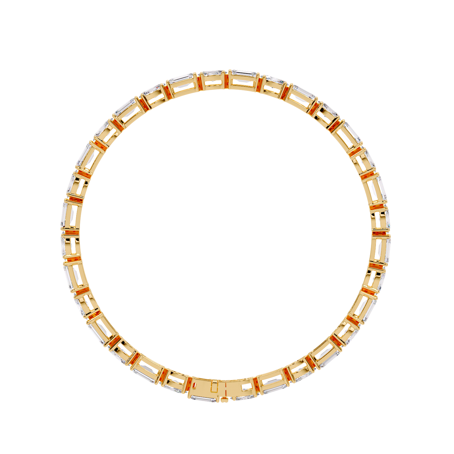 OVAL & EMERALD BRACELET