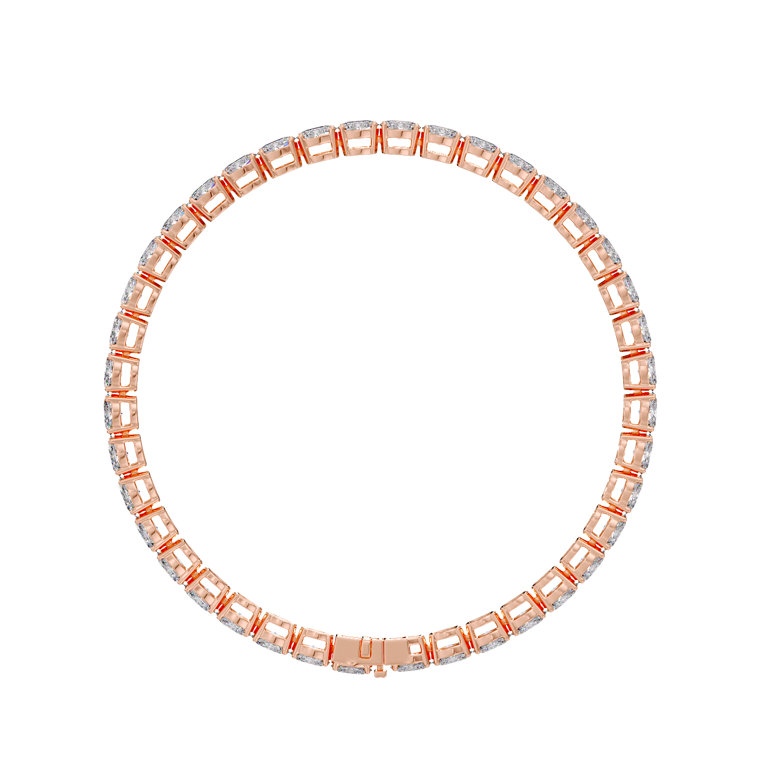 straight oval bracelet