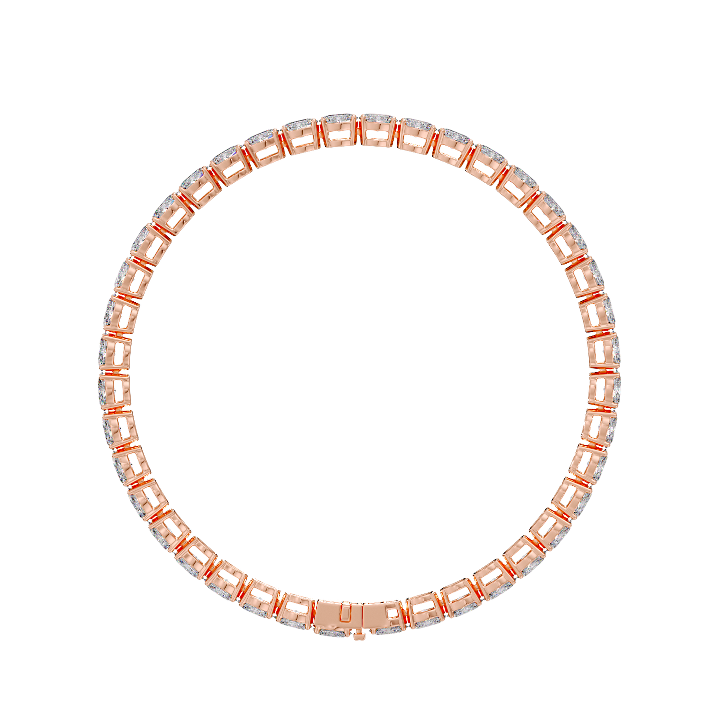 straight oval bracelet