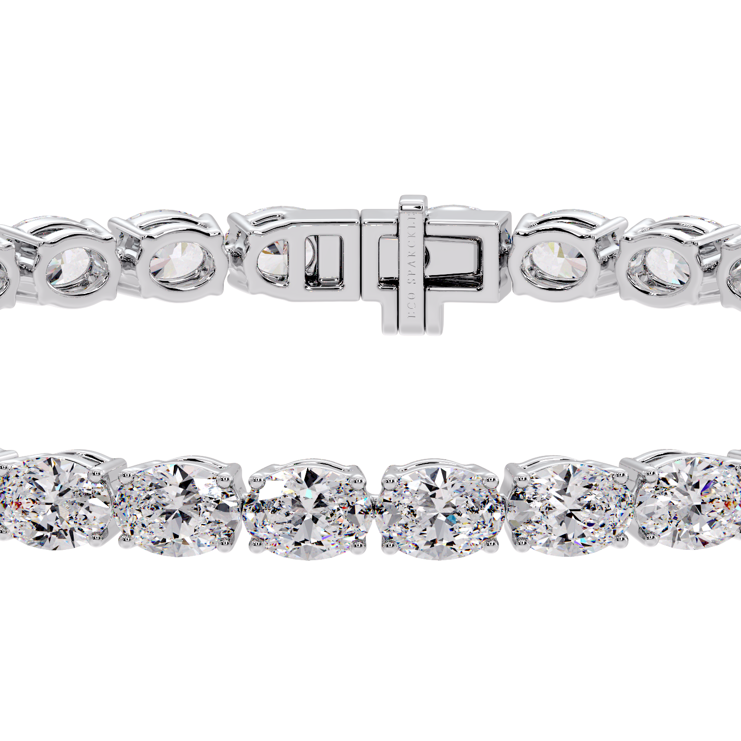 straight oval bracelet