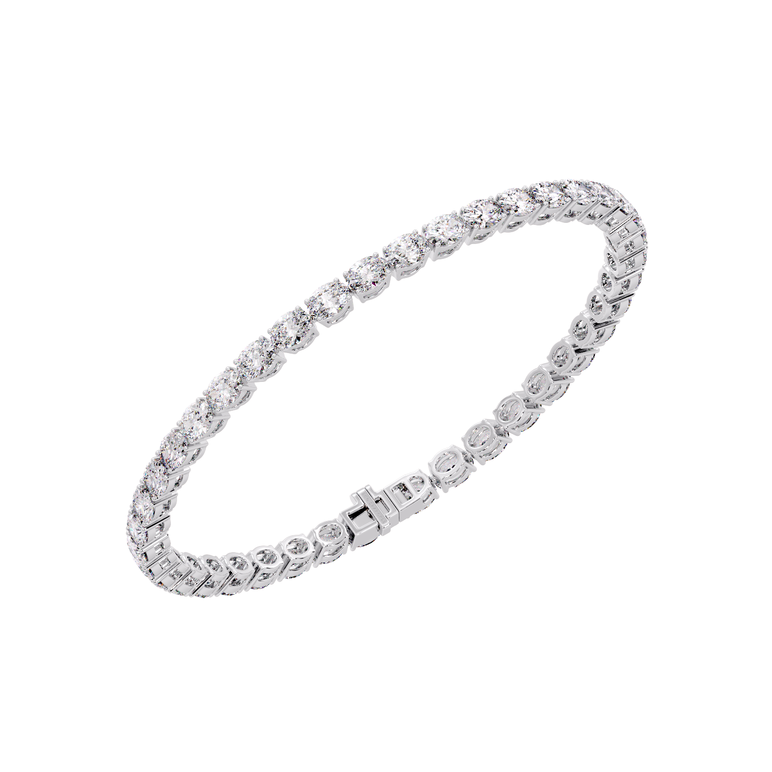 straight oval bracelet