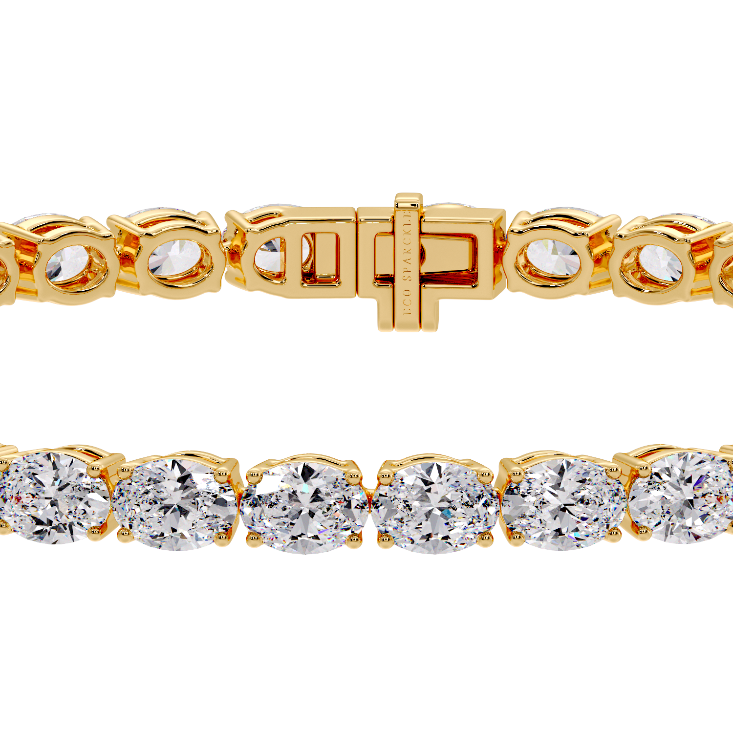 straight oval bracelet