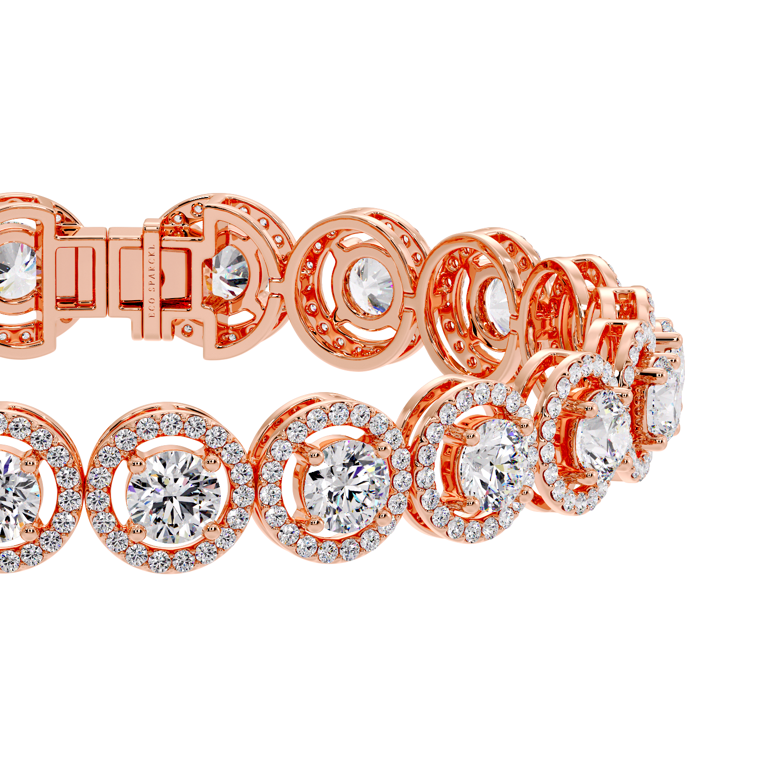 ROUND DIAMOND HALO PENDANT