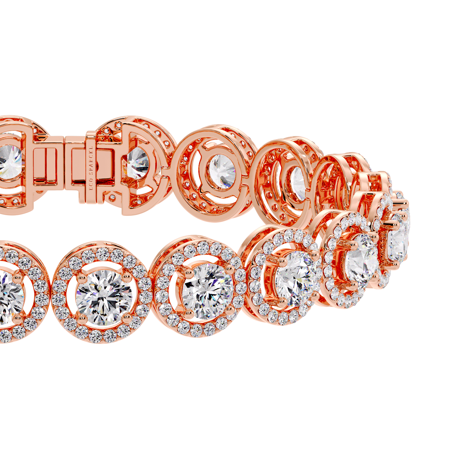 ROUND DIAMOND HALO PENDANT