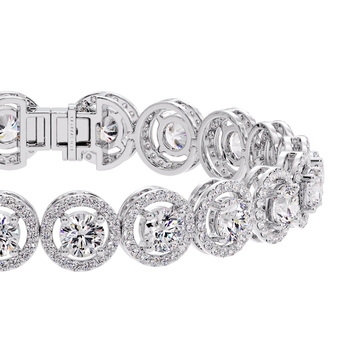 ROUND DIAMOND HALO PENDANT