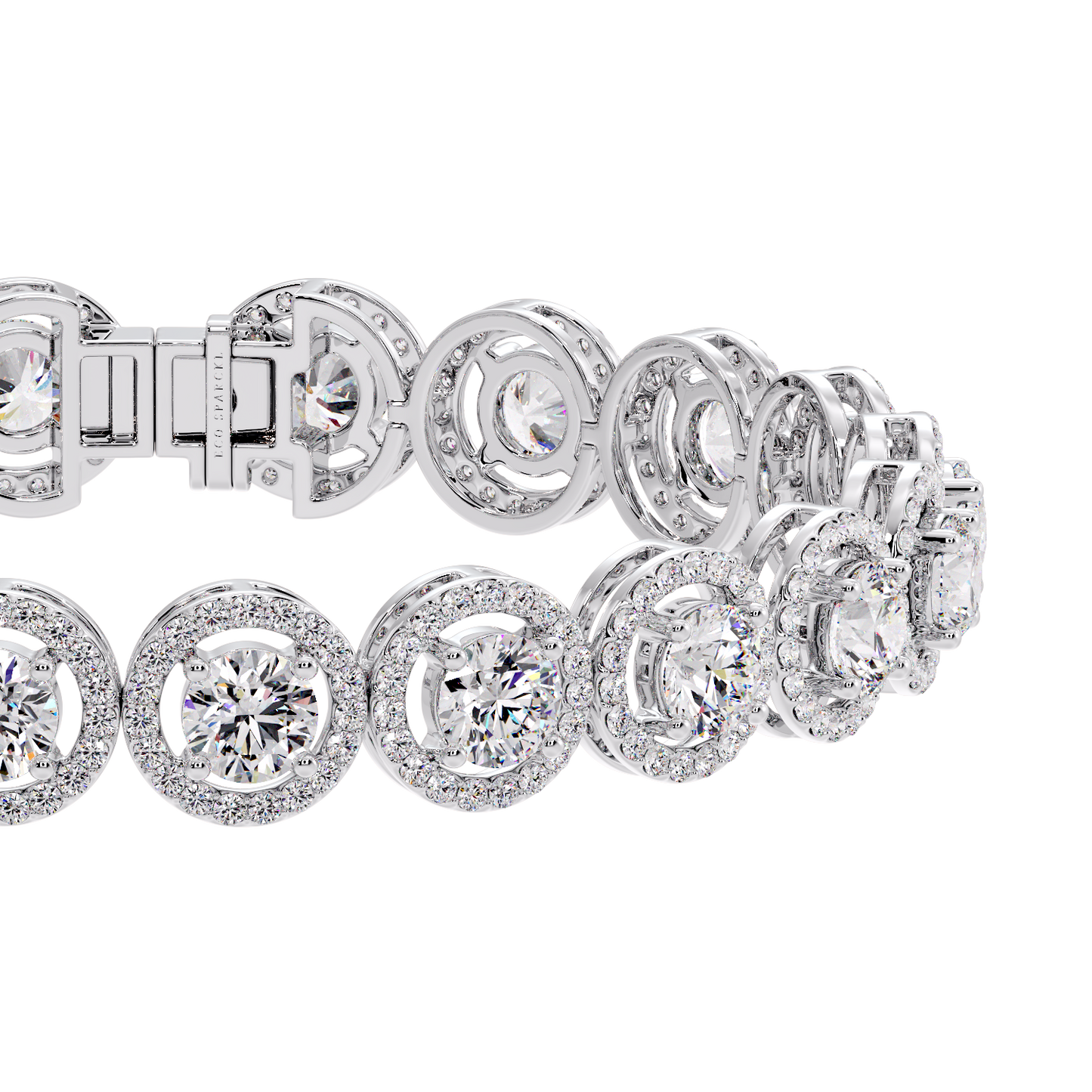 ROUND DIAMOND HALO PENDANT