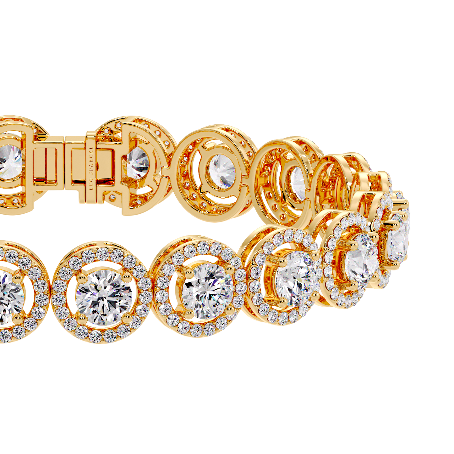 ROUND DIAMOND HALO PENDANT