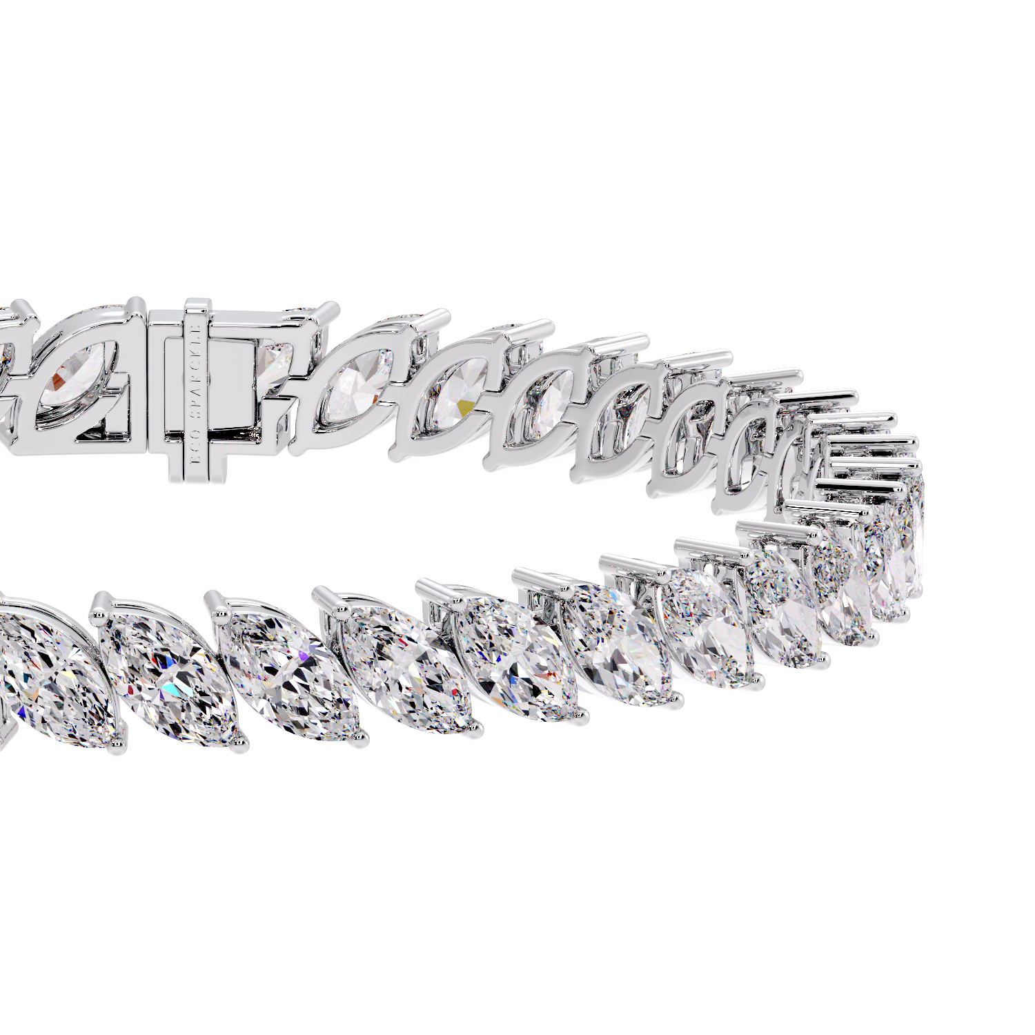 MARQUISE CROSS TENNIS BRACELET