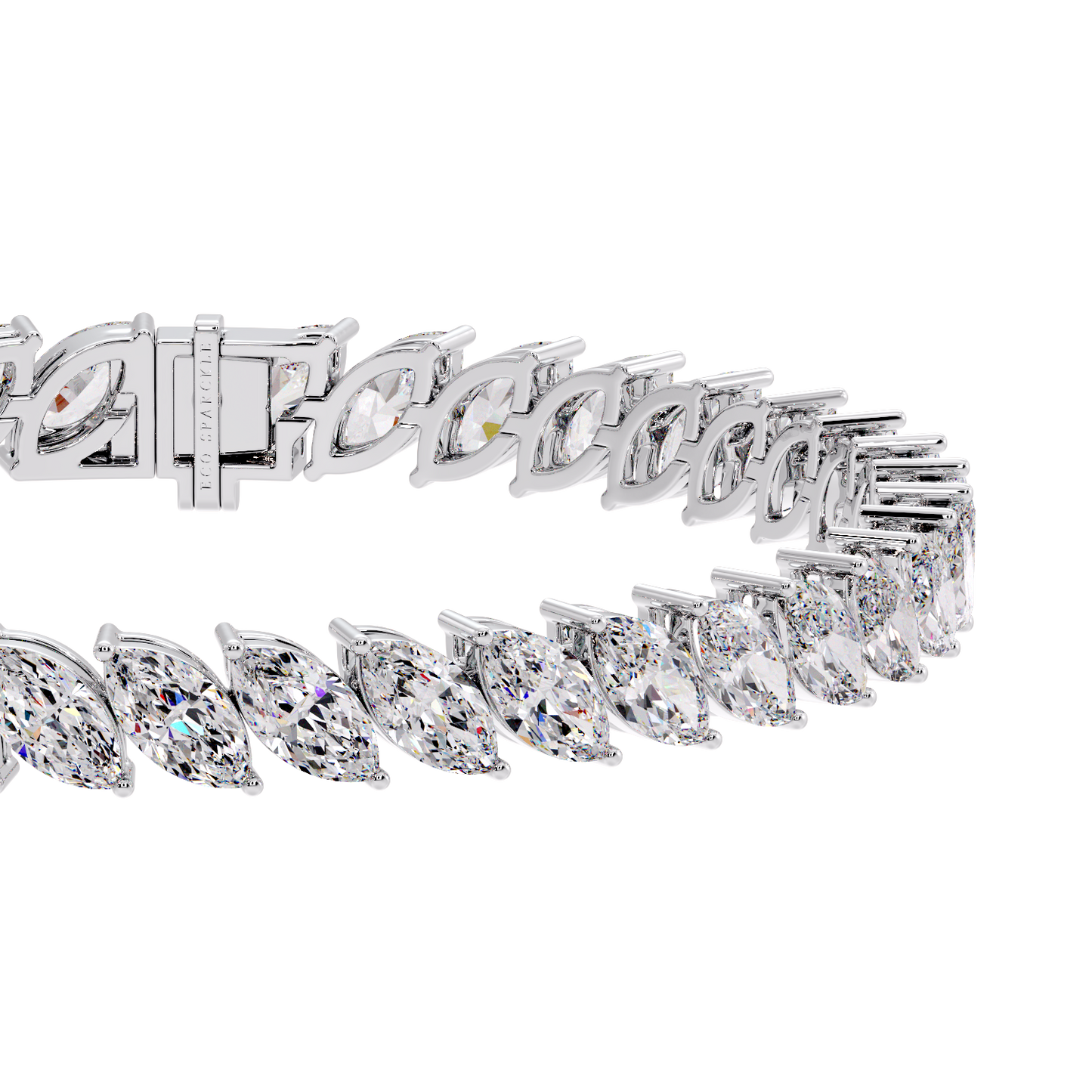 MARQUISE CROSS TENNIS BRACELET