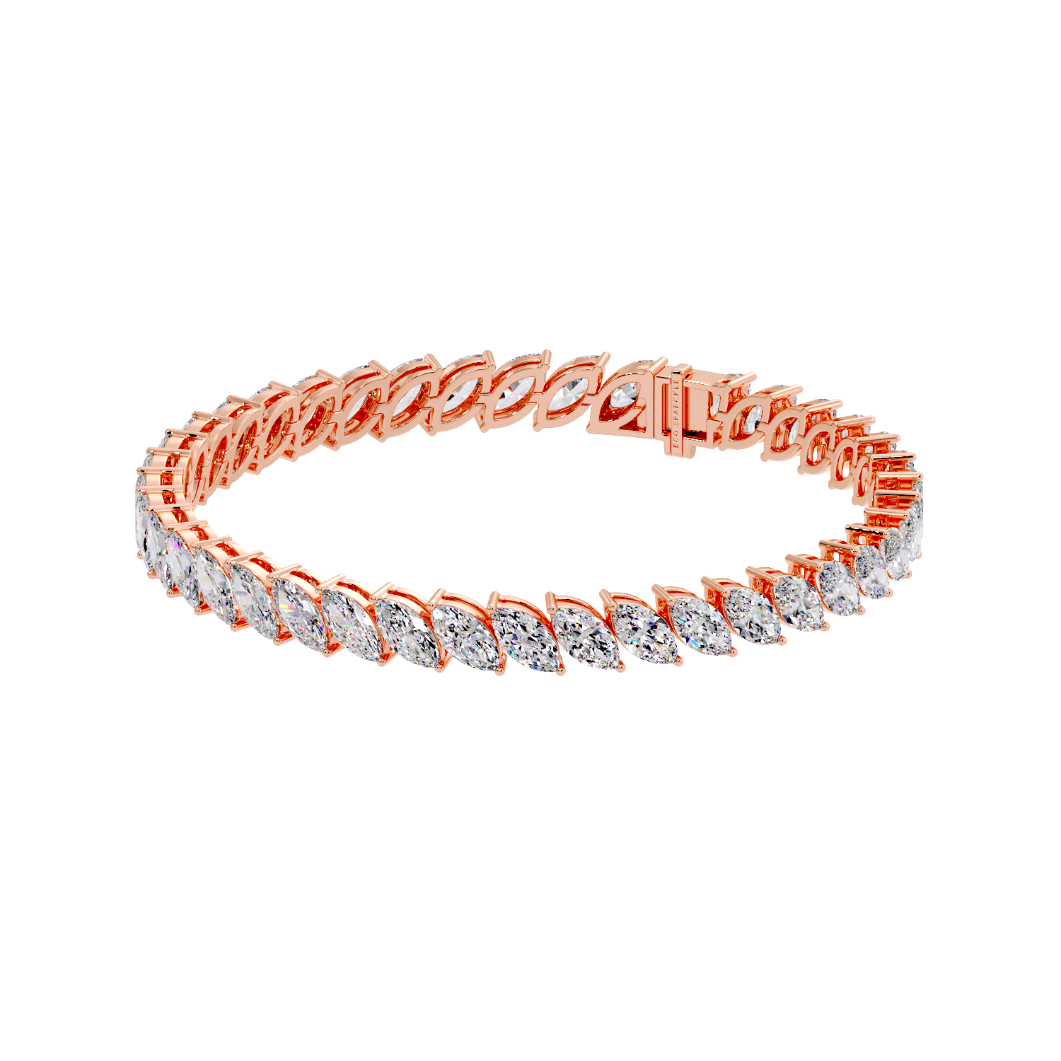 MARQUISE CROSS TENNIS BRACELET