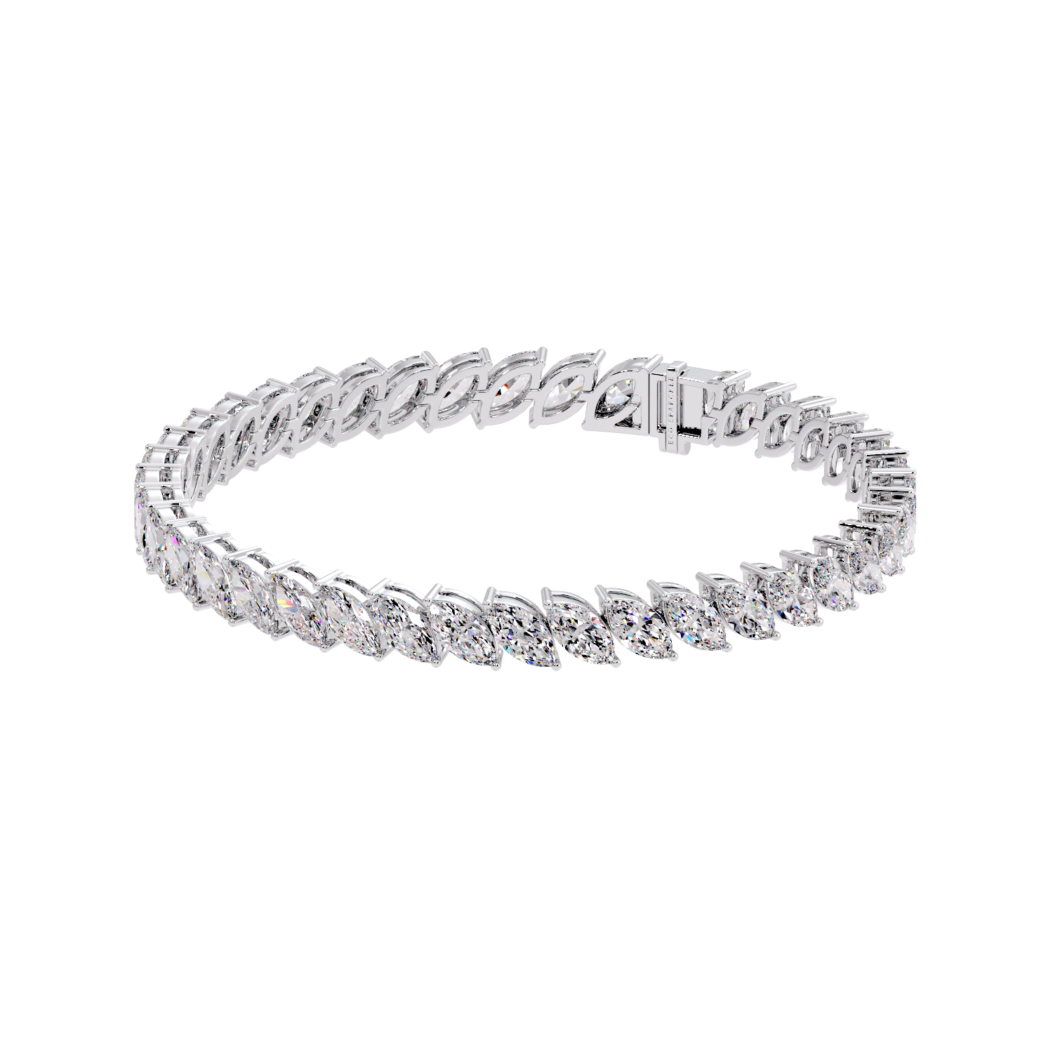 MARQUISE CROSS TENNIS BRACELET