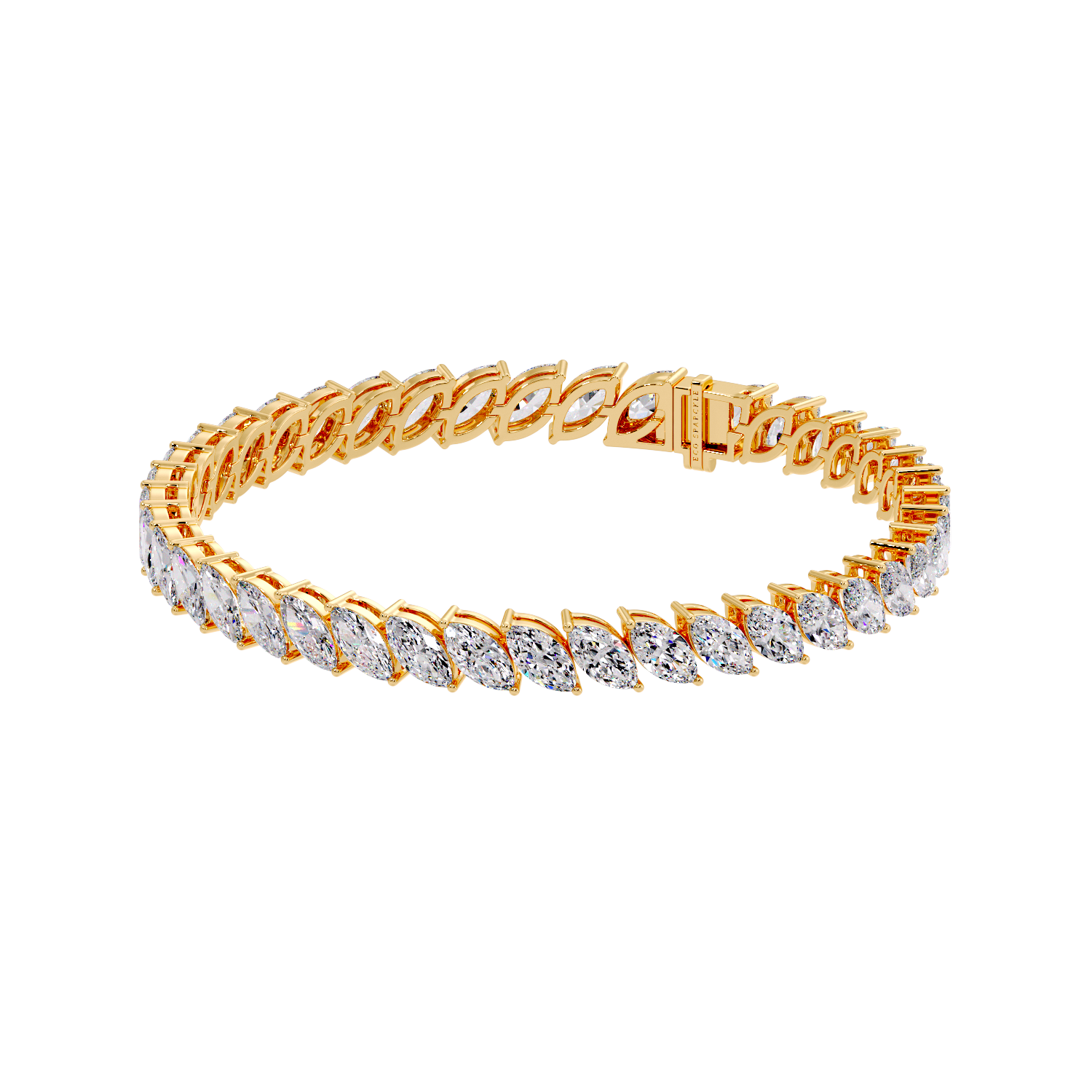 MARQUISE CROSS TENNIS BRACELET