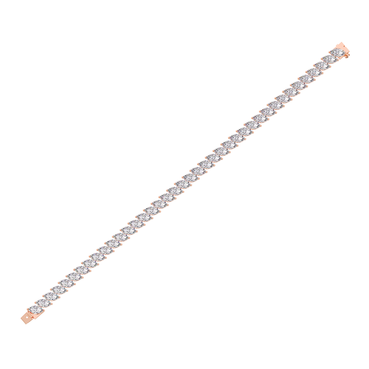 MARQUISE CROSS TENNIS BRACELET