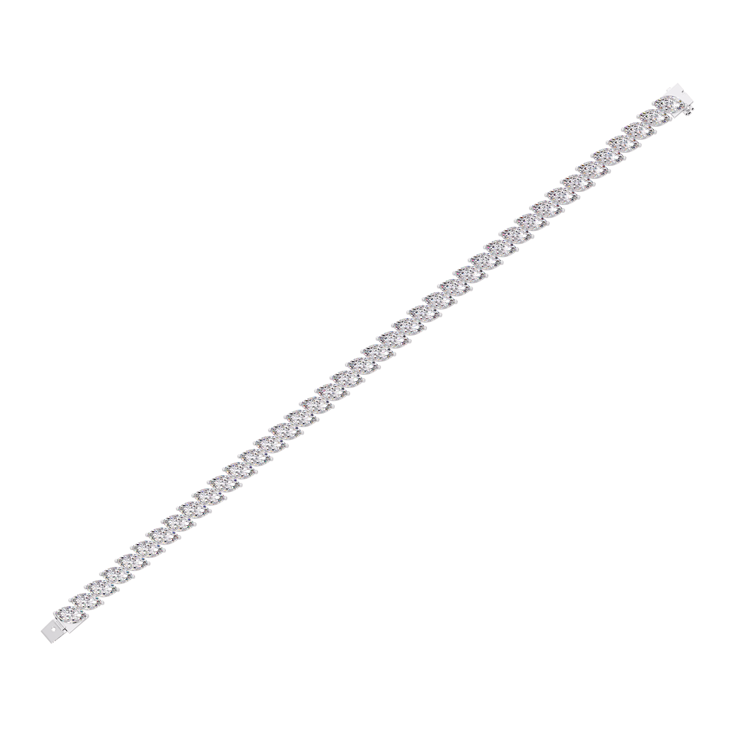 MARQUISE CROSS TENNIS BRACELET