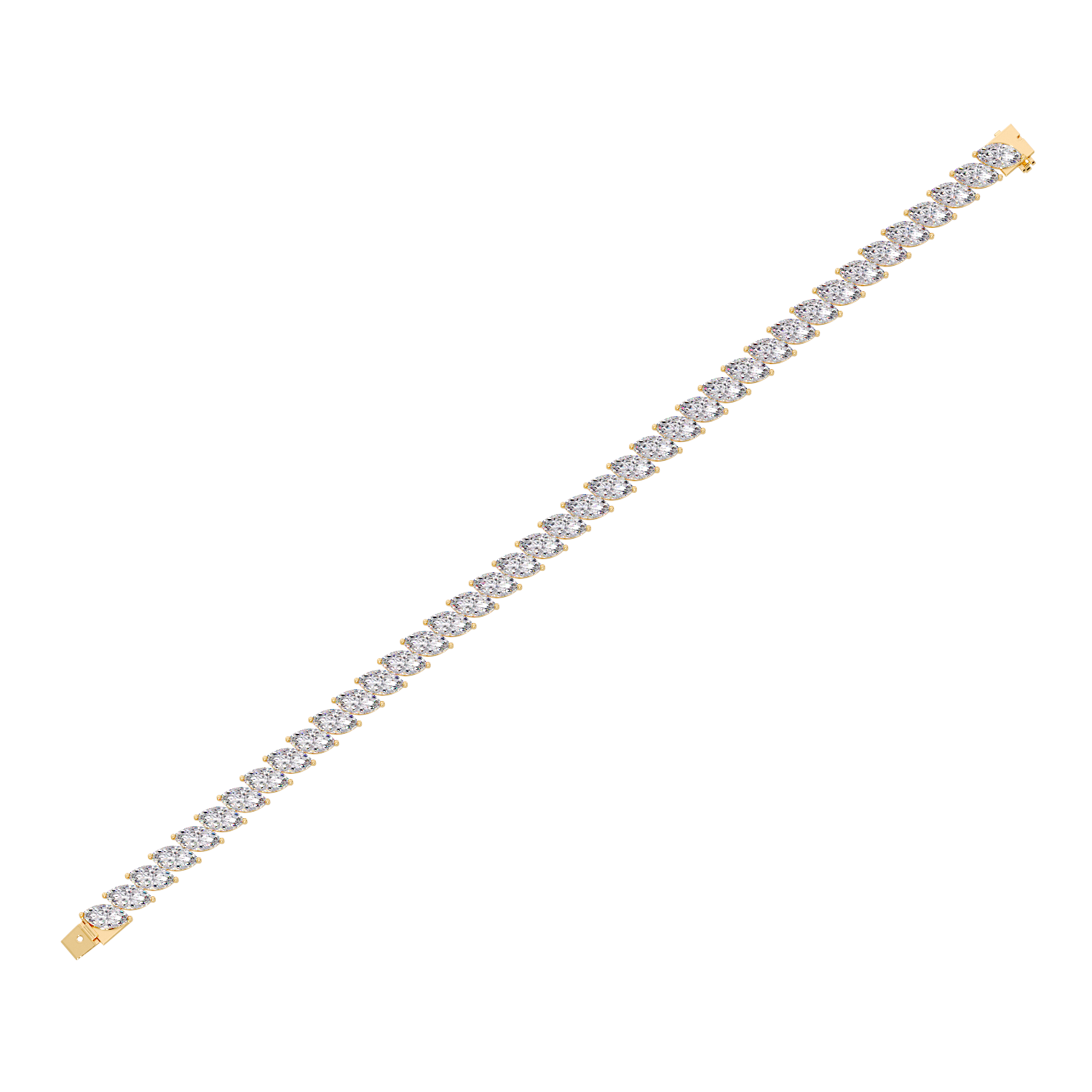 MARQUISE CROSS TENNIS BRACELET