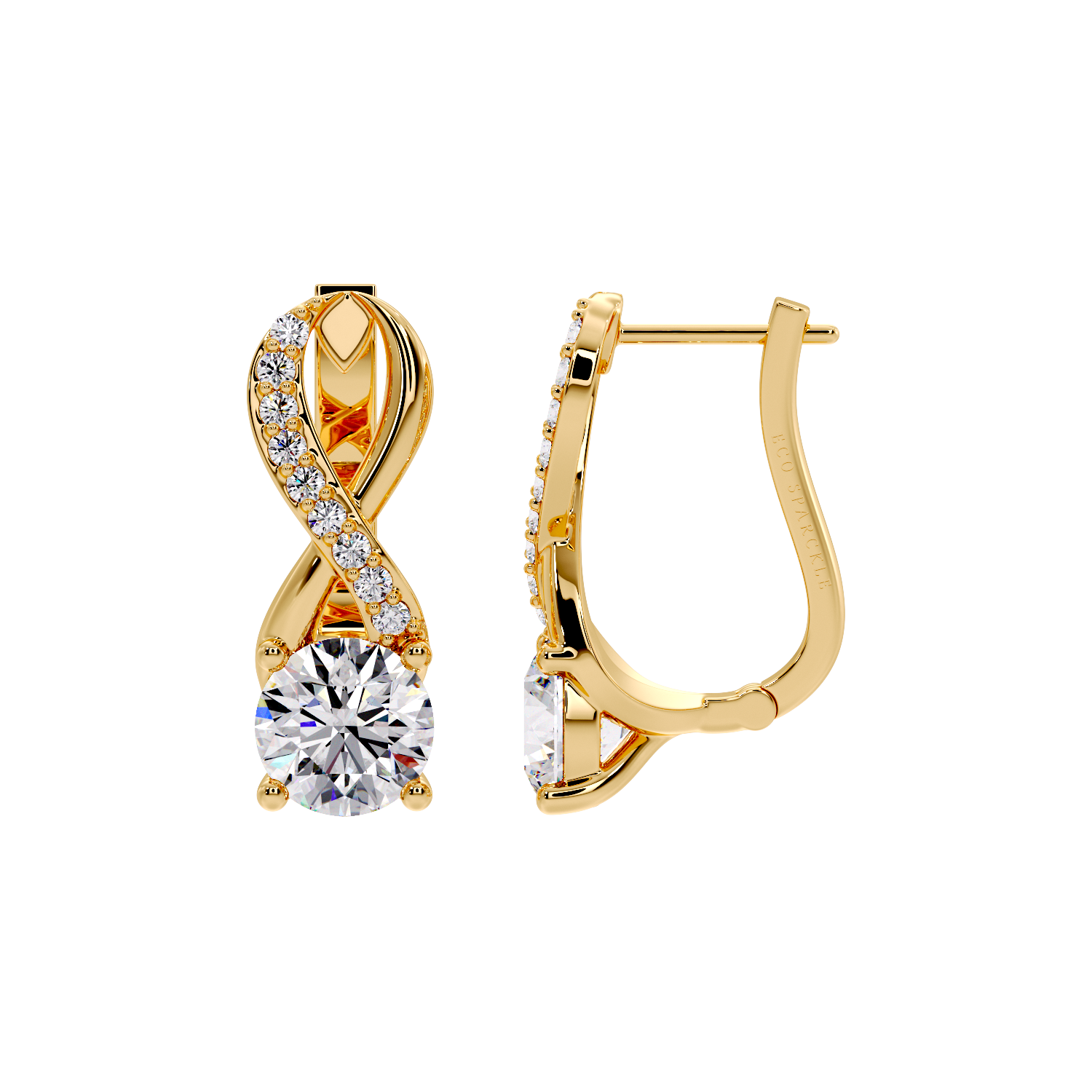 ROUND INFINITY EARRING