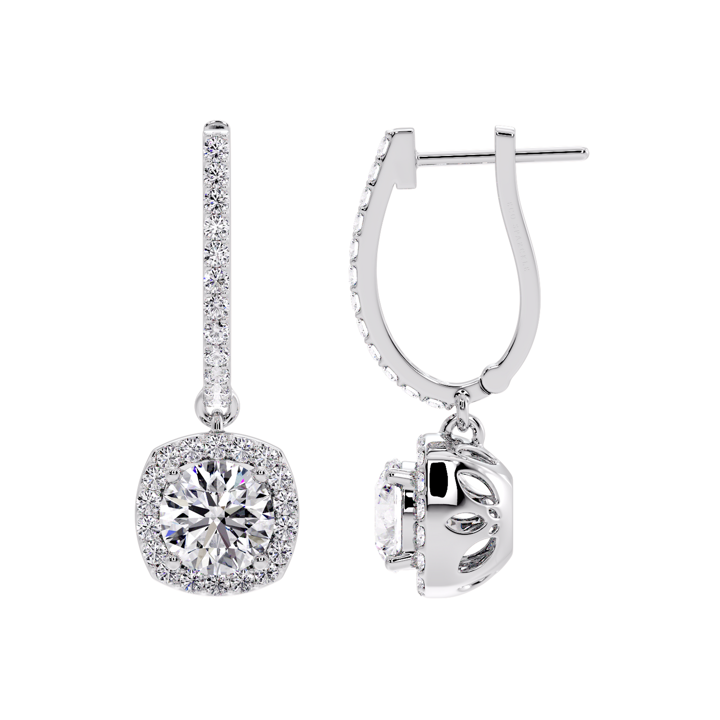 ROUND DIAMOND HALO BALI