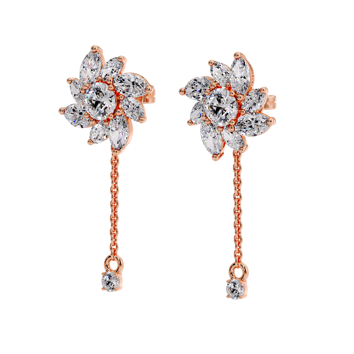 MARQUISE DROP EARRING