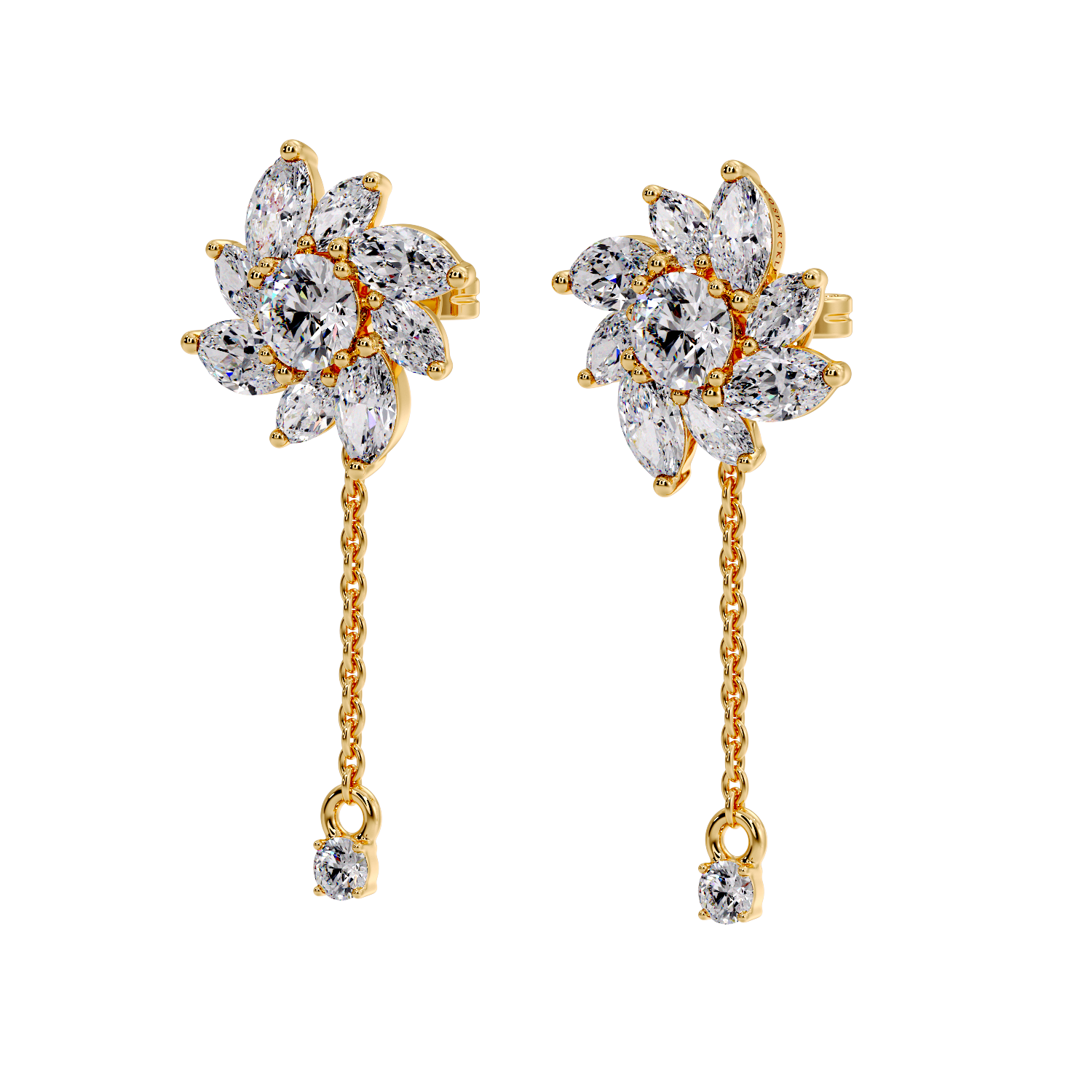 MARQUISE DROP EARRING