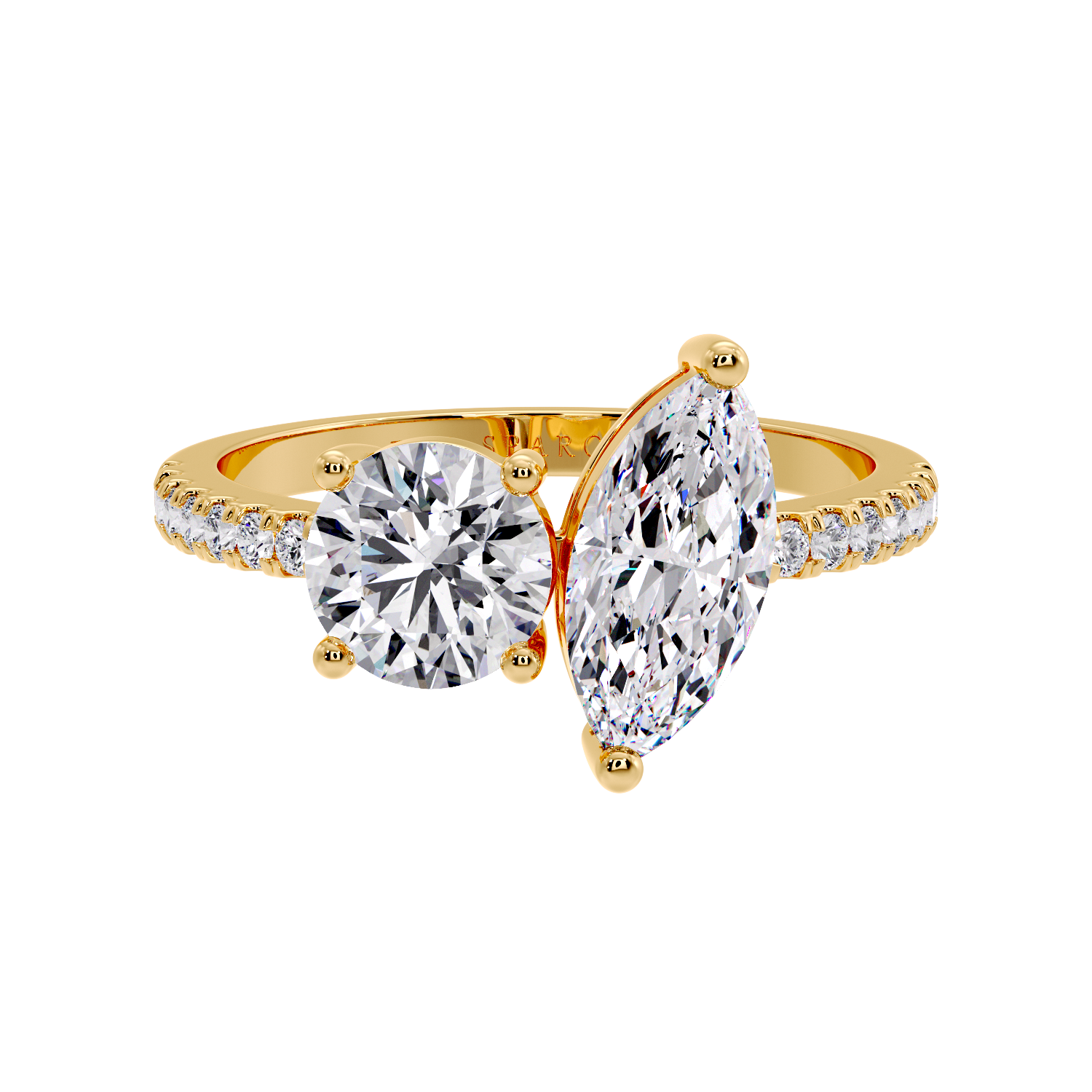 ROUND & MARQUISE RING