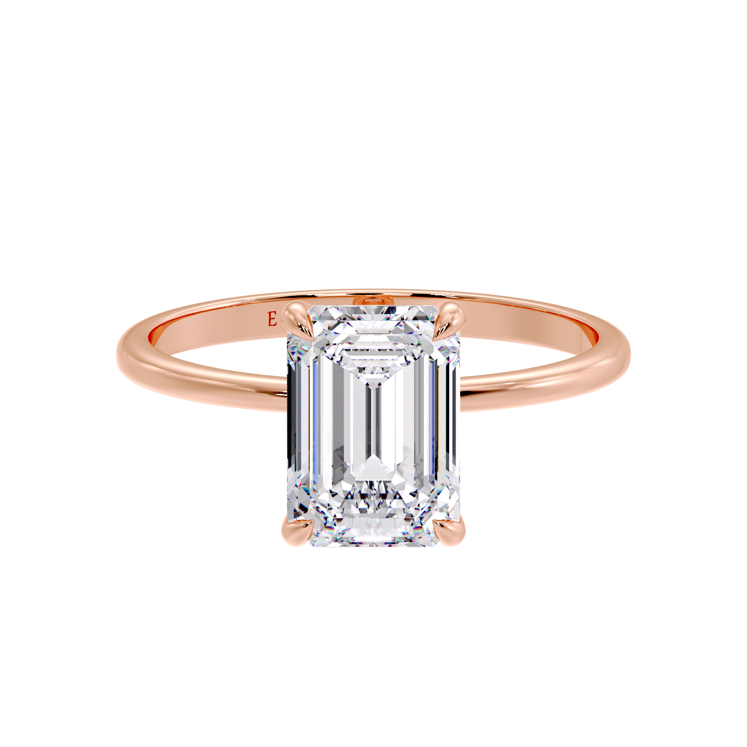 EMERALD SOLITAIRE RING