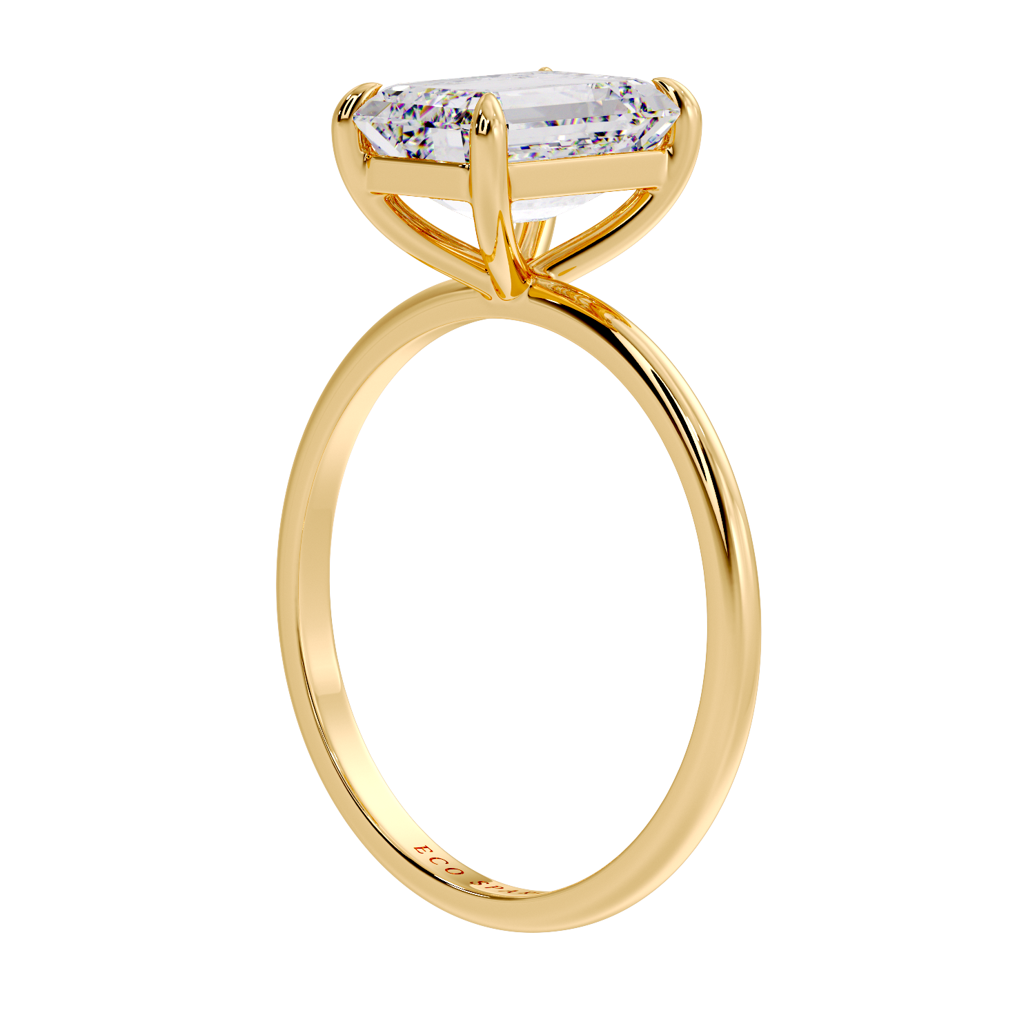 EMERALD SOLITAIRE RING