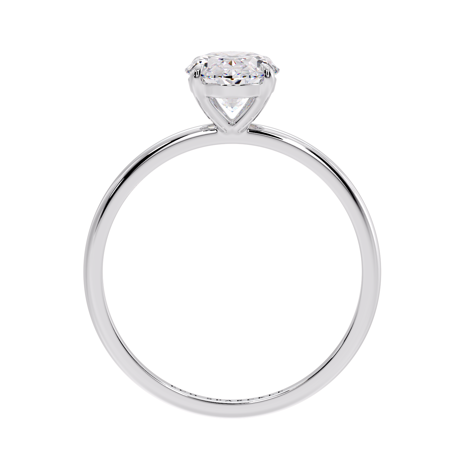 OVAL SOLITAIRE RING