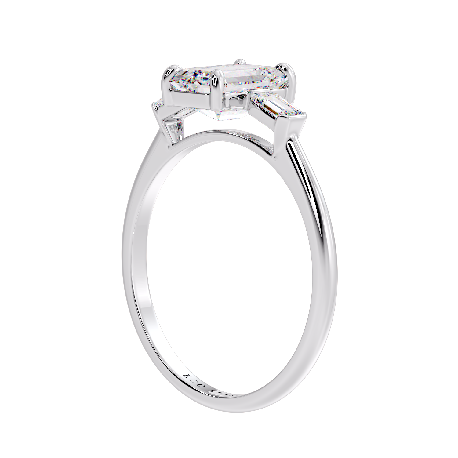3 EMERALD RING