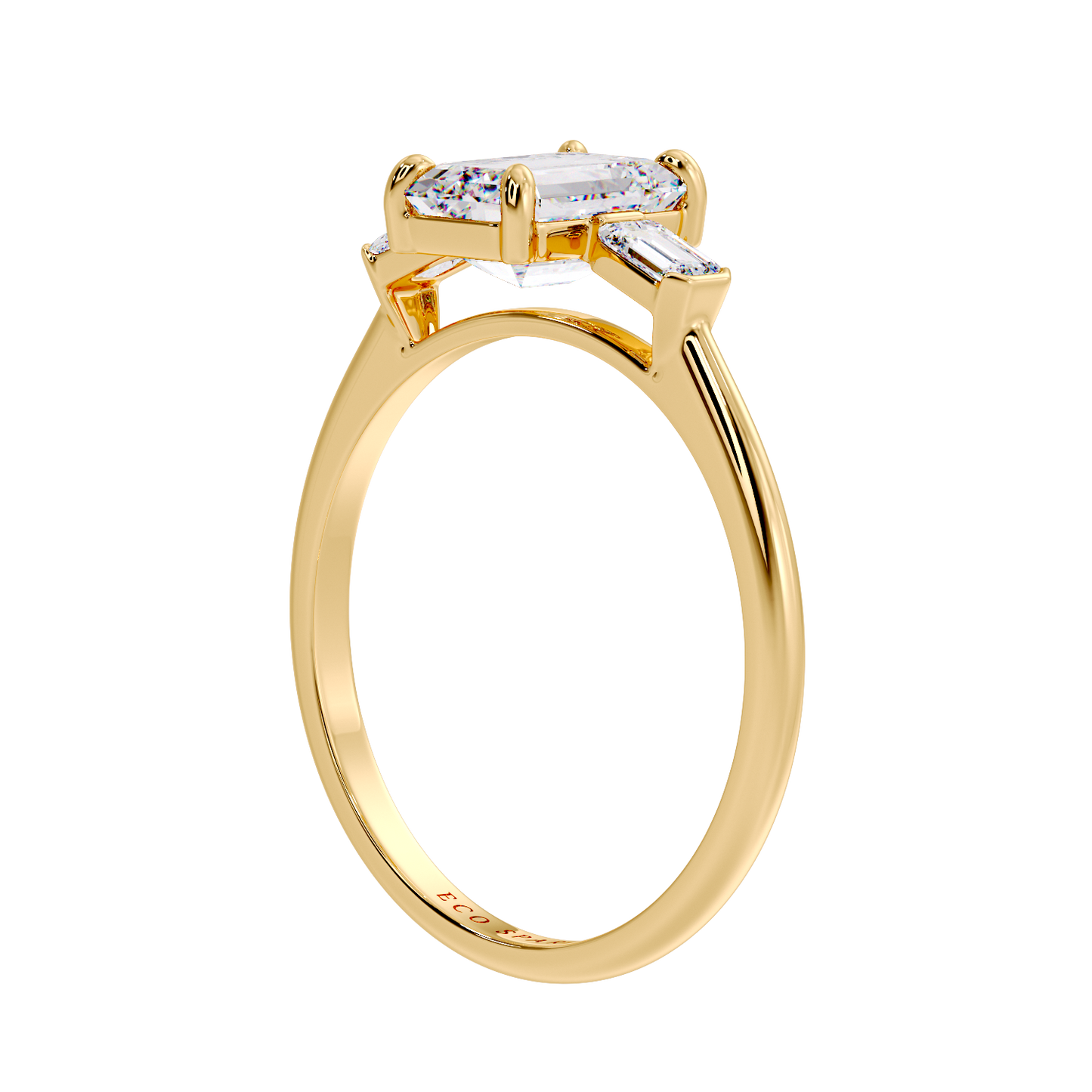 3 EMERALD RING