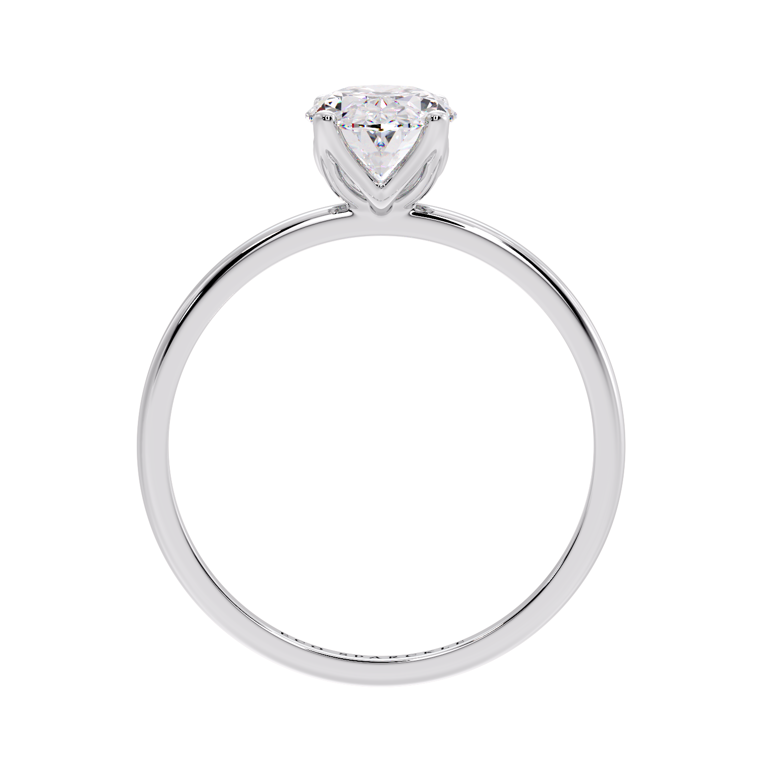 Oval Solitaire Ring