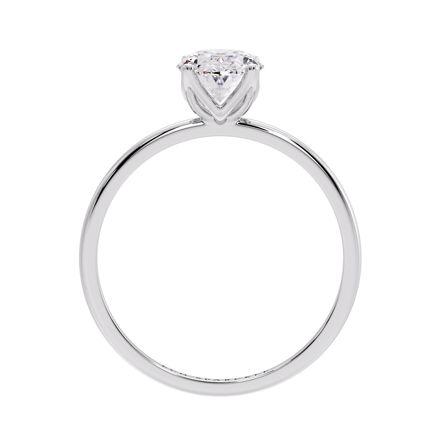Oval Solitaire Ring