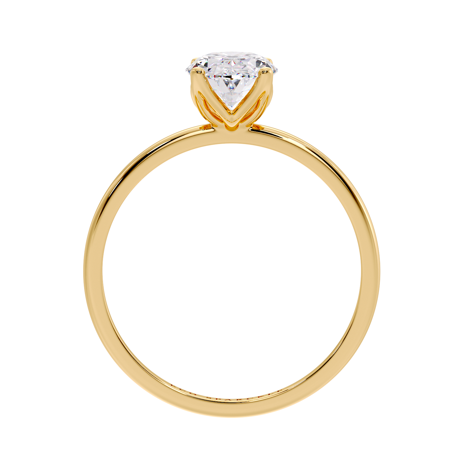 Oval Solitaire Ring