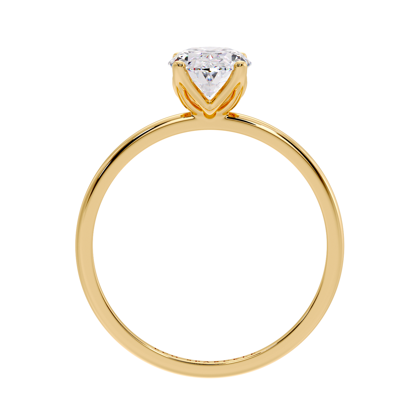 Oval Solitaire Ring