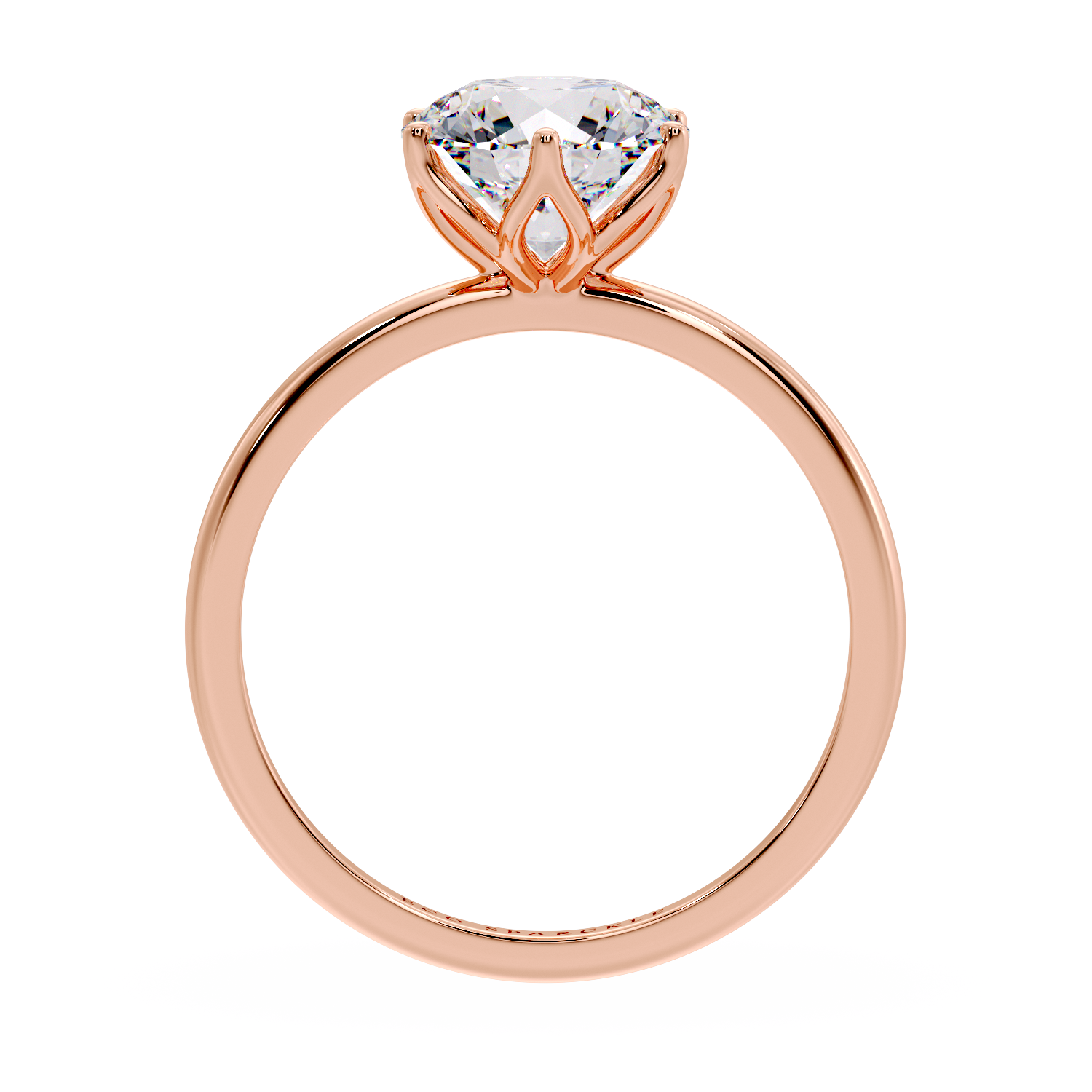 6 PRONG ROUND DIAMOND RING