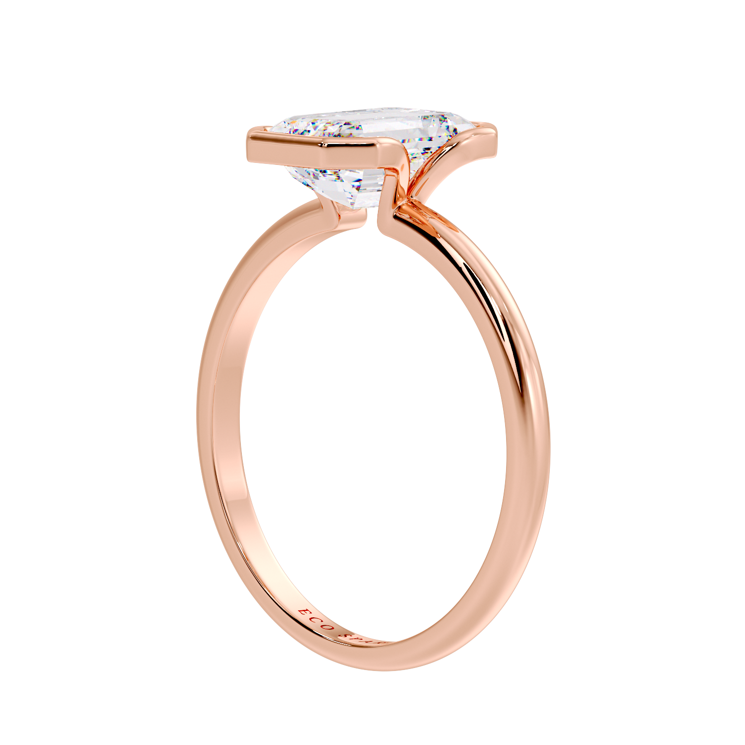 Emerald Solitaire Ring