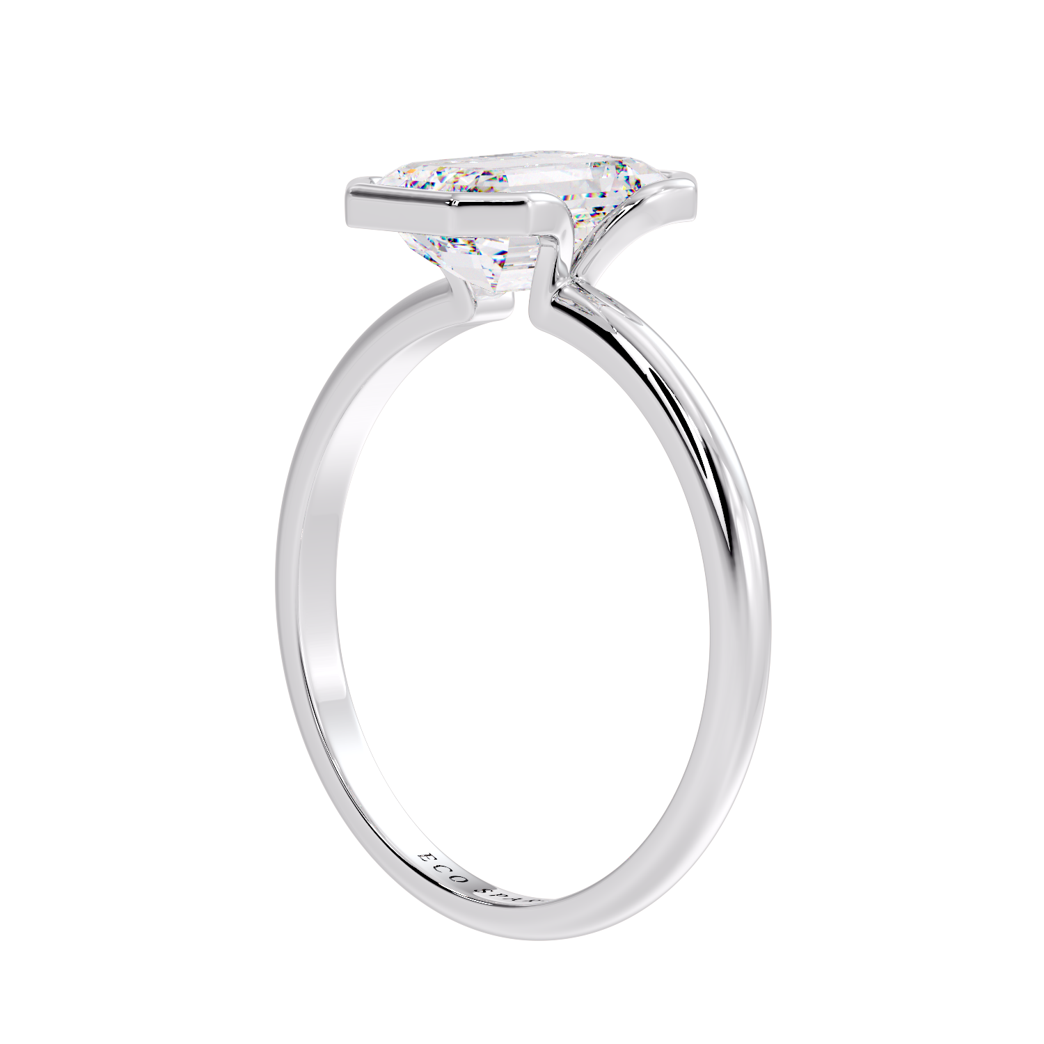 Emerald Solitaire Ring