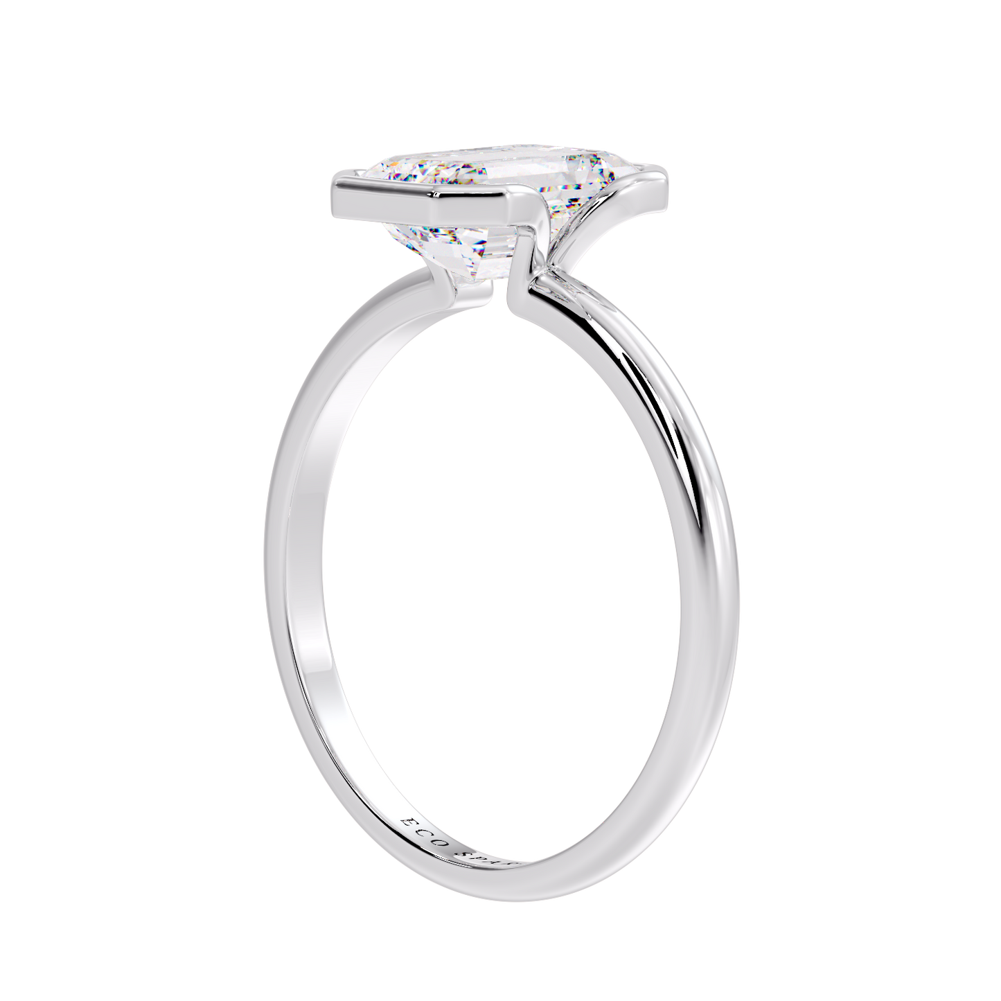 Emerald Solitaire Ring